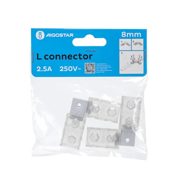 Lichtslang L-connector 2 stuks 230V AC - compleet