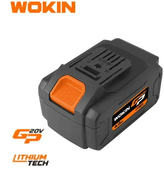 Wokin 20V Li-ion Accu 4.0 Ah – Power Tool Battery with LED Indicator