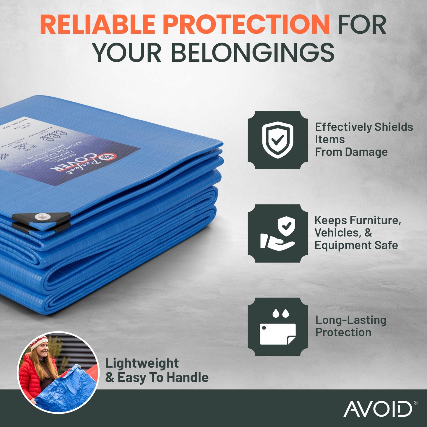 Perfect Cover® Afdekzeil - Şeffaf