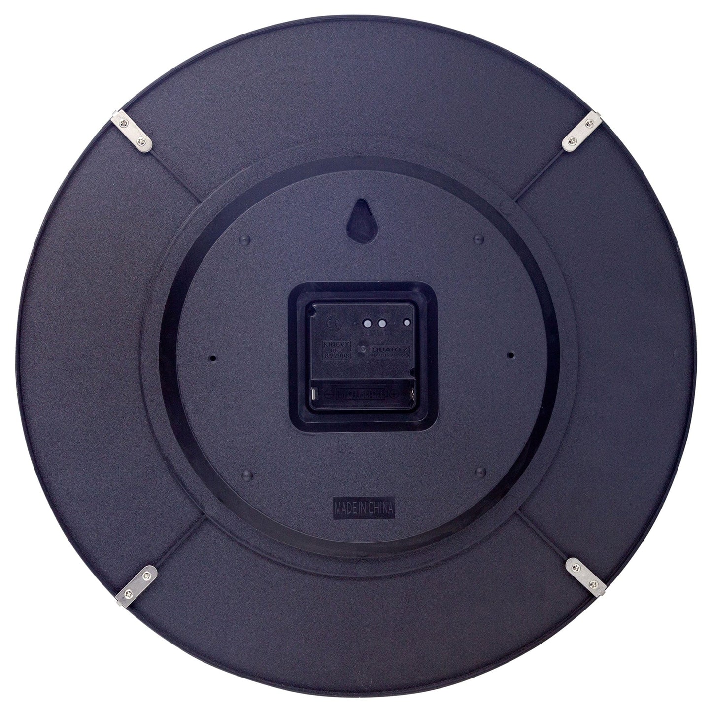 Wandklok 35cm - Radiografisch (DCF) - Koepelglas - "Atomic"