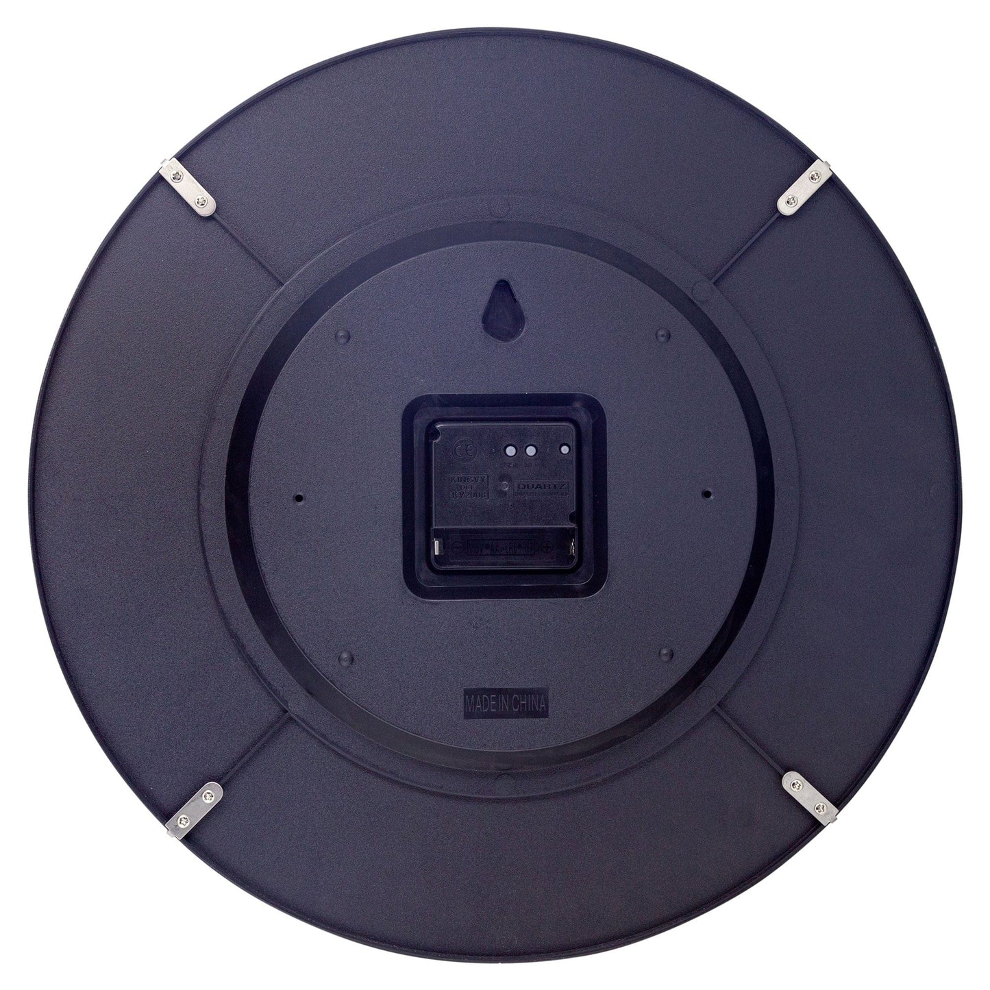 Wandklok 35cm - Radiografisch (DCF) - Koepelglas - "Atomic"