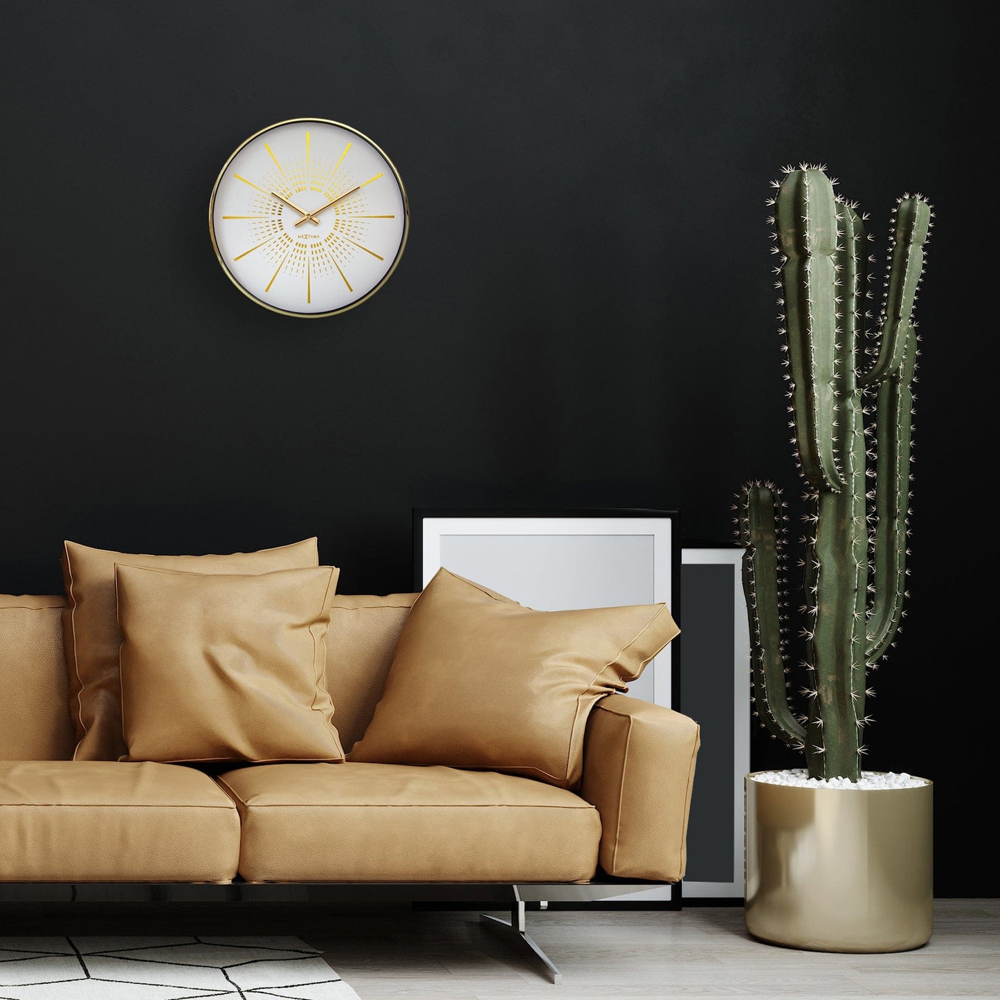 Wandklok 40cm - Stil - Metaal - "Excentriek"