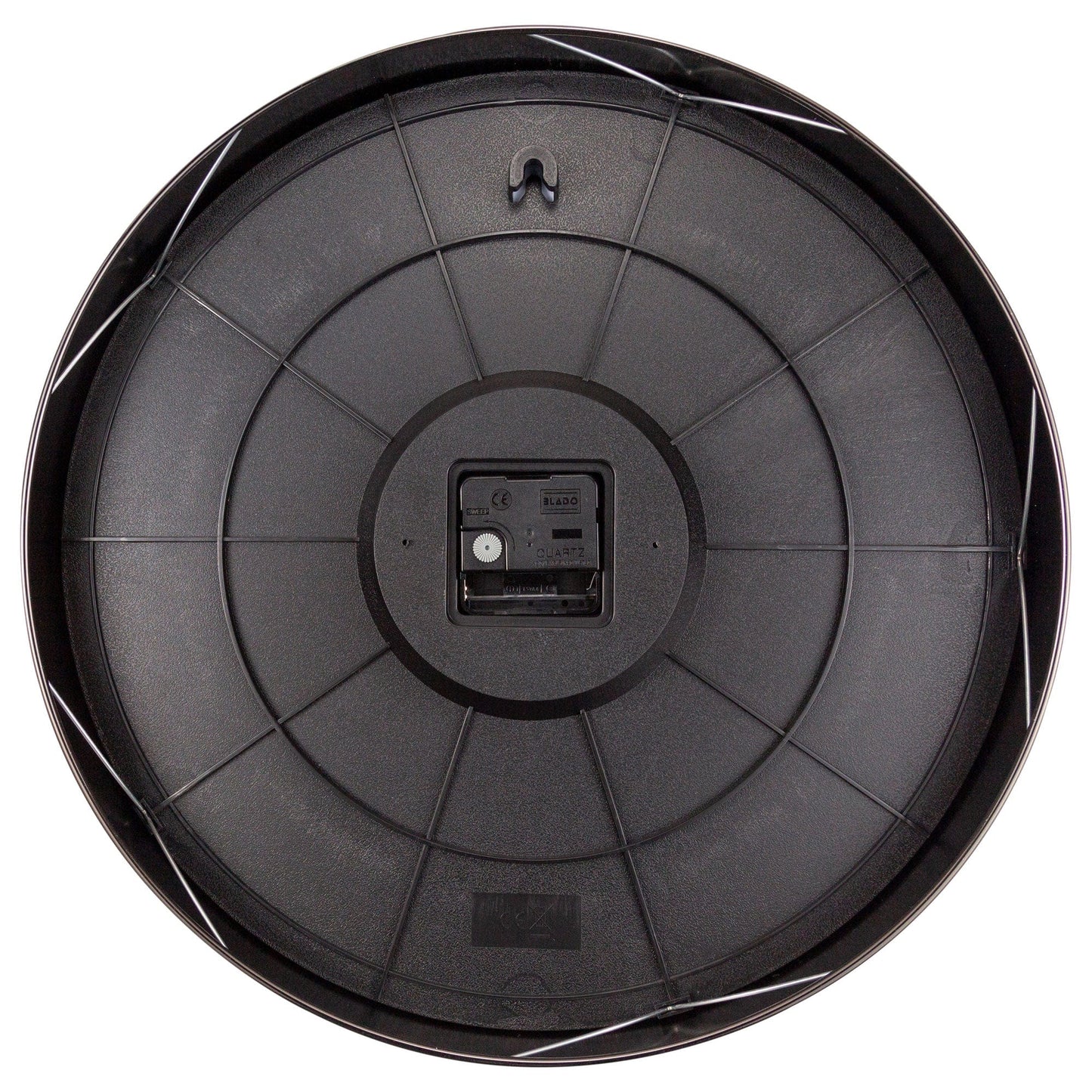 Wall clock 40cm - Silent - Metal - "Reflection"