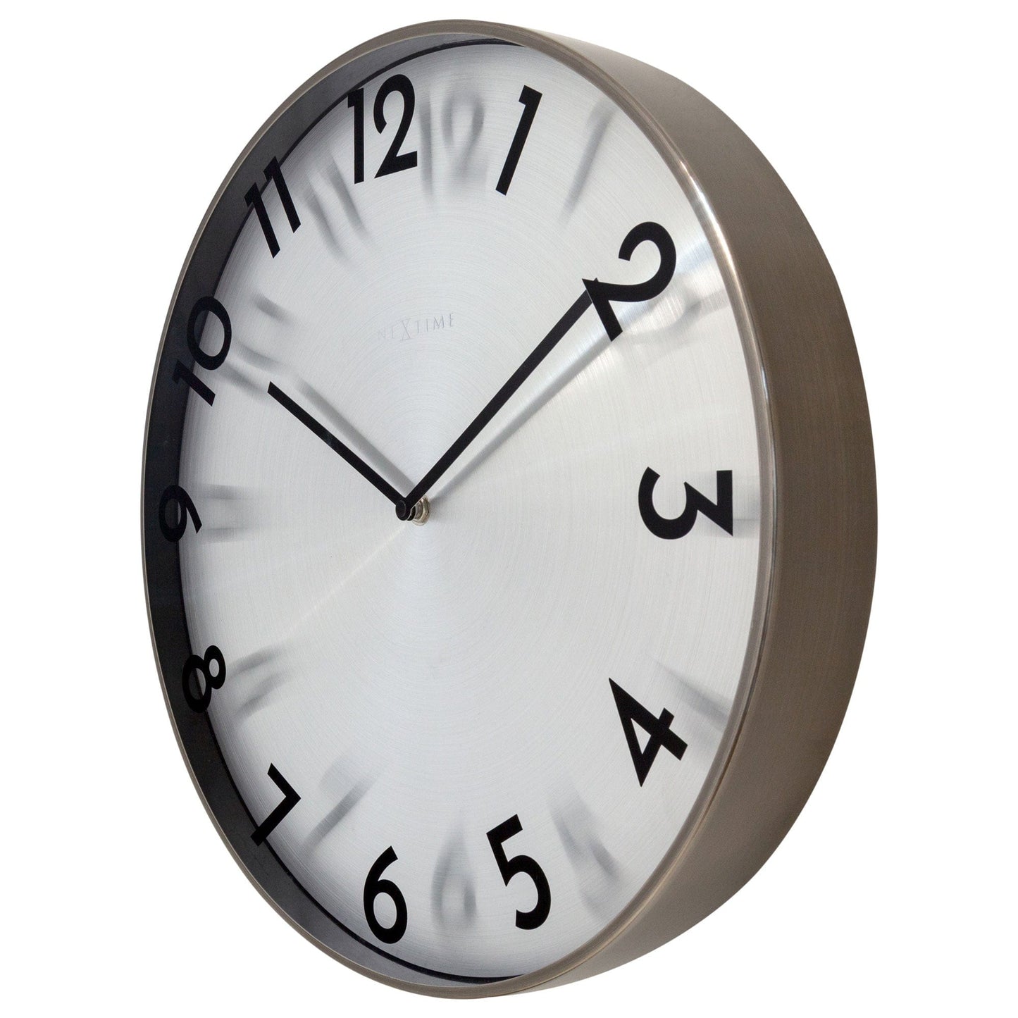 Wall clock 40cm - Silent - Metal - "Reflection"