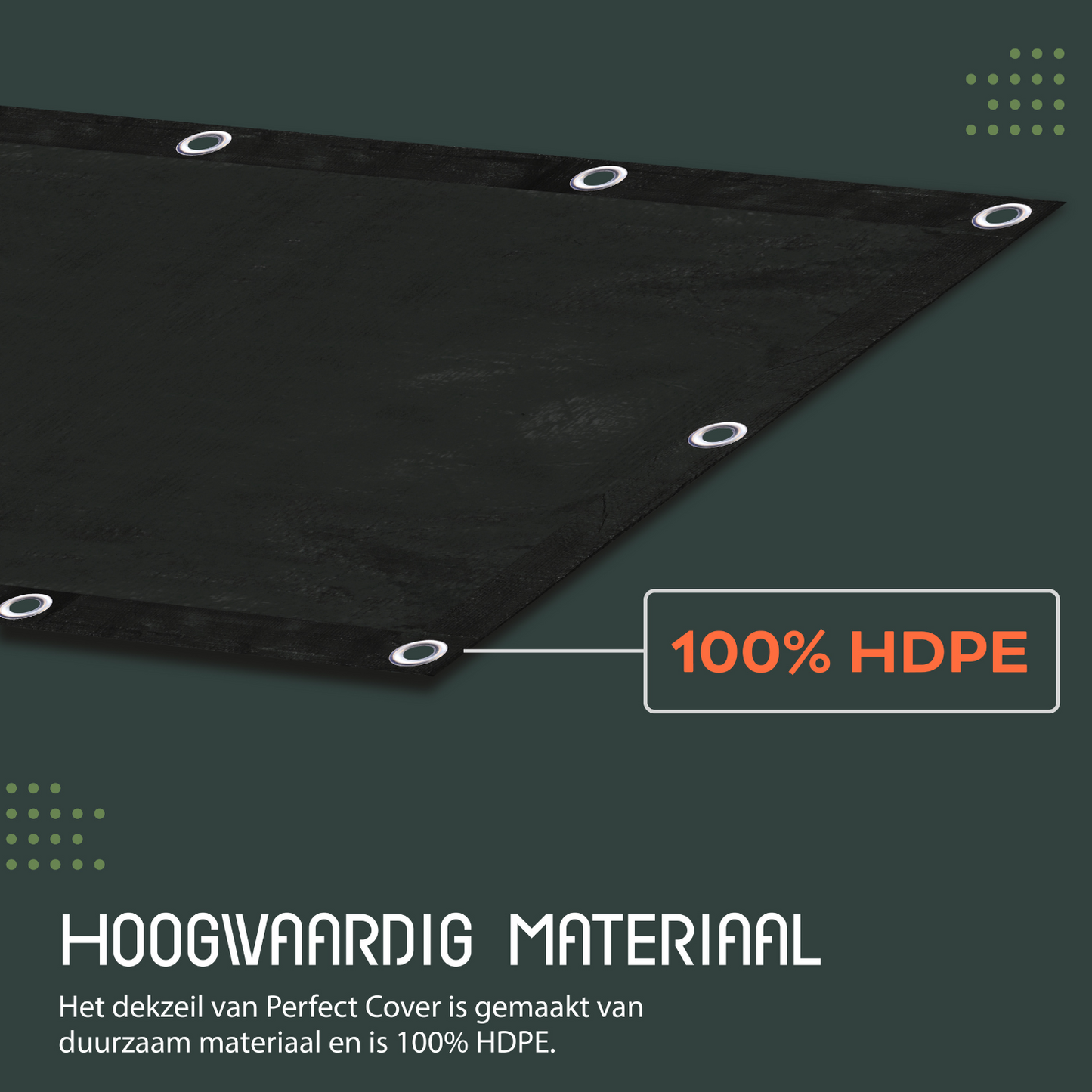 Perfect Cover® Afdekzeil - Zwart