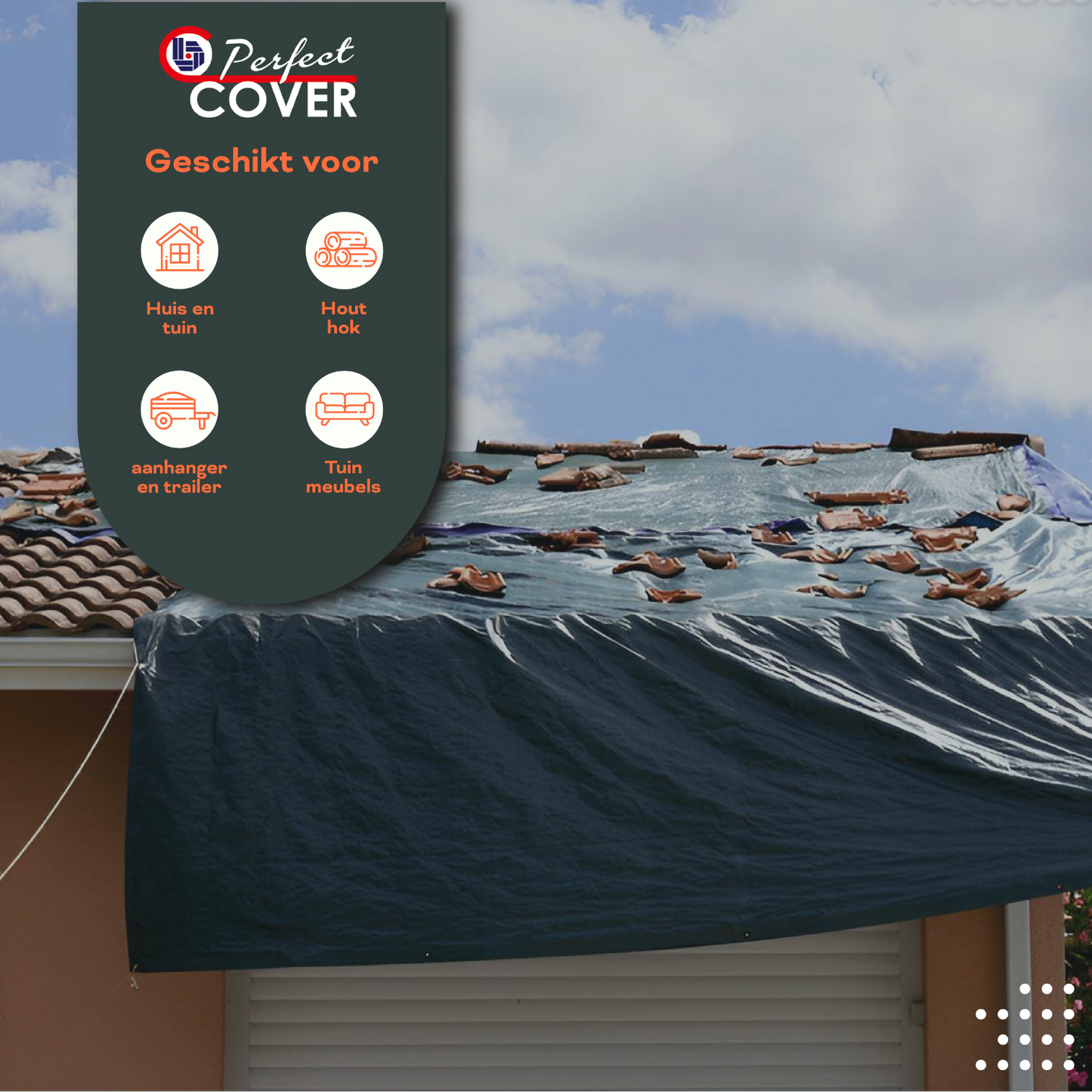 Perfect Cover® Afdekzeil - Zwart