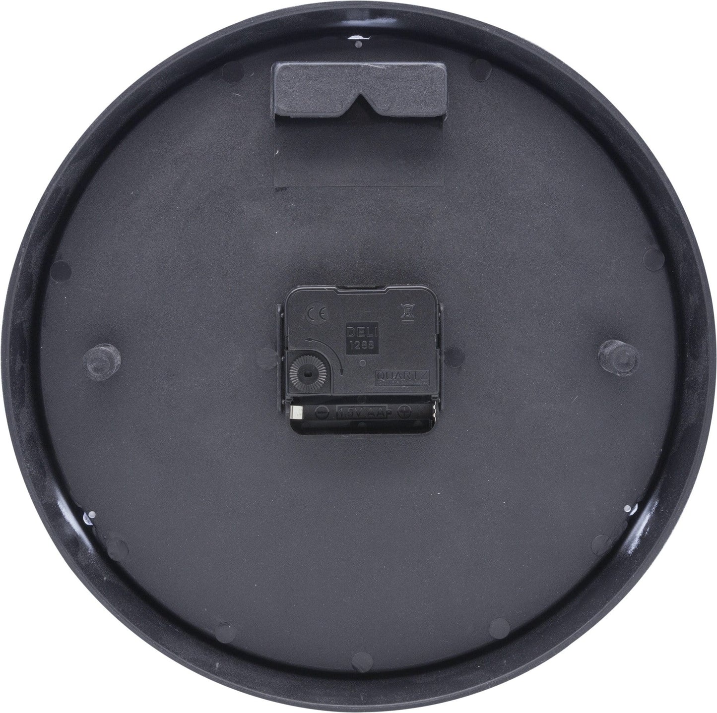 Wandklok - 26cm - Kunststof - 'Peter'