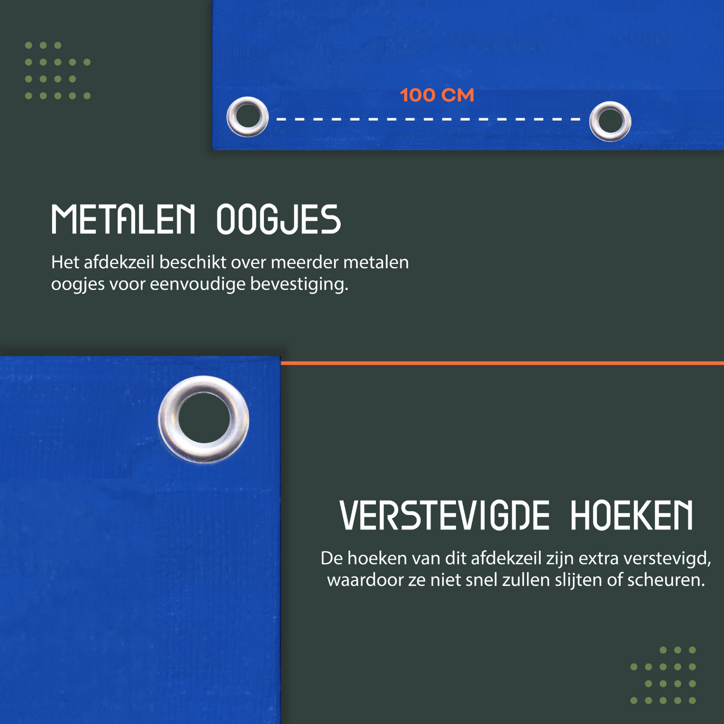 Perfect Cover® Afdekzeil - Blauw