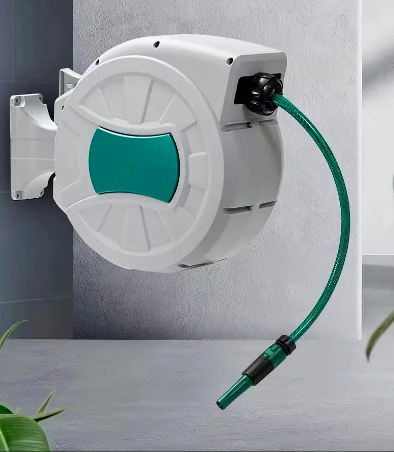 Automatische tuinslanghaspel 30m – draaibaar, muurbevestiging, hoge kwaliteit