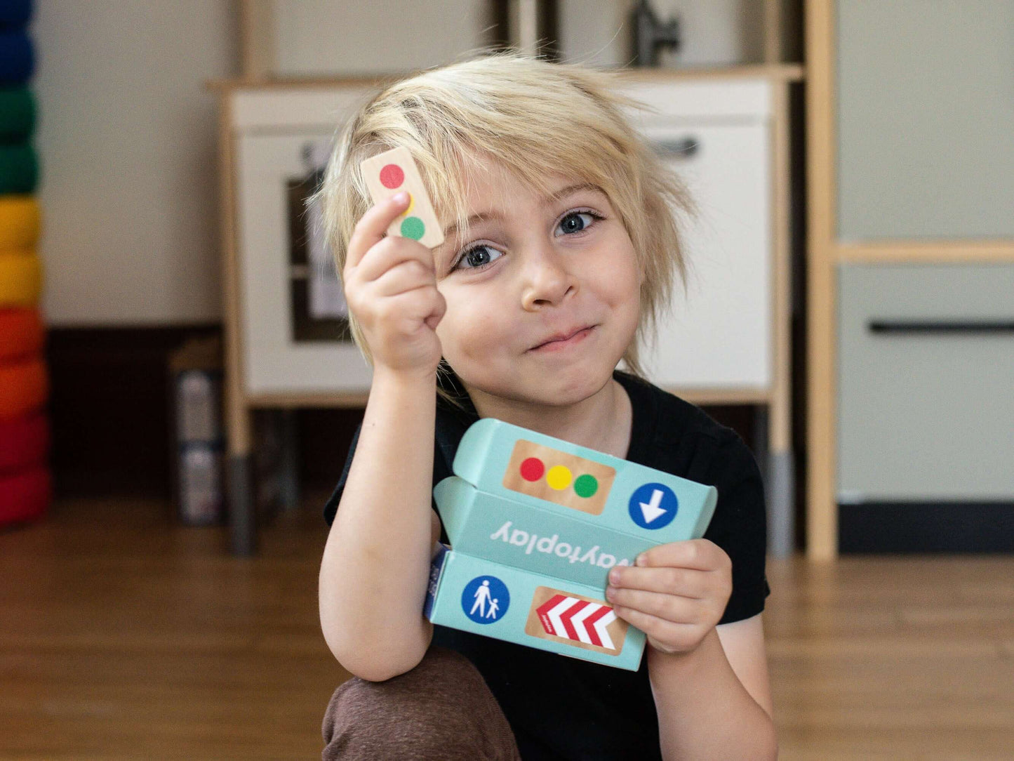 This fantastic set includes 8 wooden traffic signs that are the perfect addition to your child’s flexible toy road.With these signs, your child can learn about traffic while having fun and engaging in imaginative play. But that’s not all! Roadblocks also