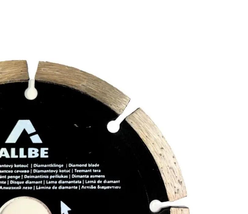 Top-Tools.nl Diamantschijf 125mm Gesegmenteerd – Beton & Straatstenen