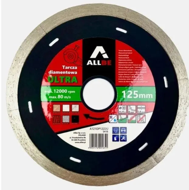 Darom Diamantschijf voor Tegels 125mm – Precisie Keramiek & Porselein