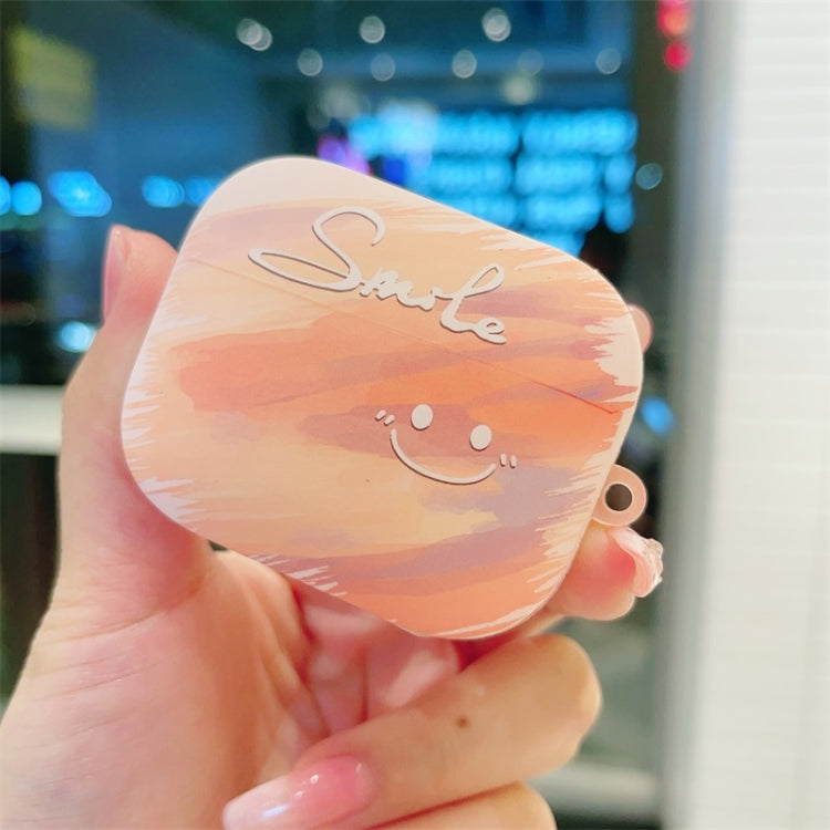 For Redmi Buds 5 Smile Clouds Earbuds Box Frosted TPU Case(Pink)