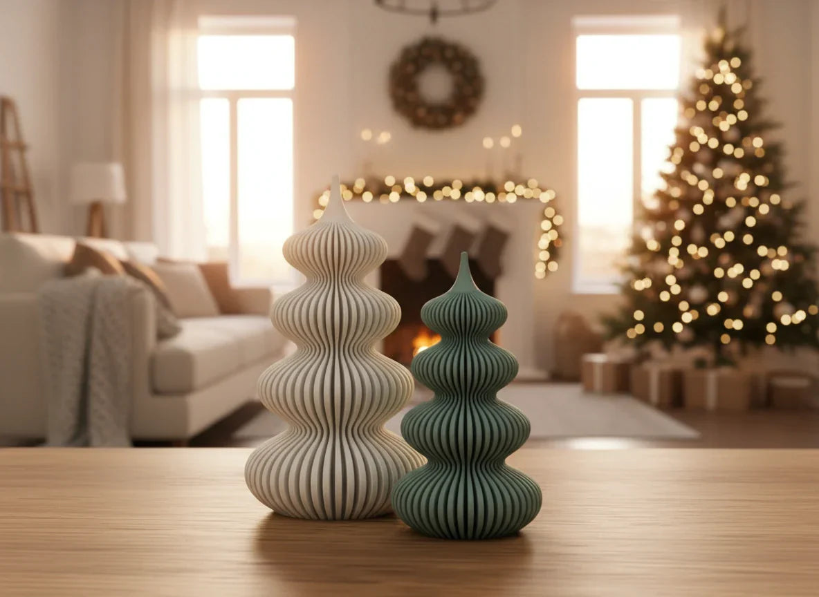 Elegante Kerstboom tafeldecoratie