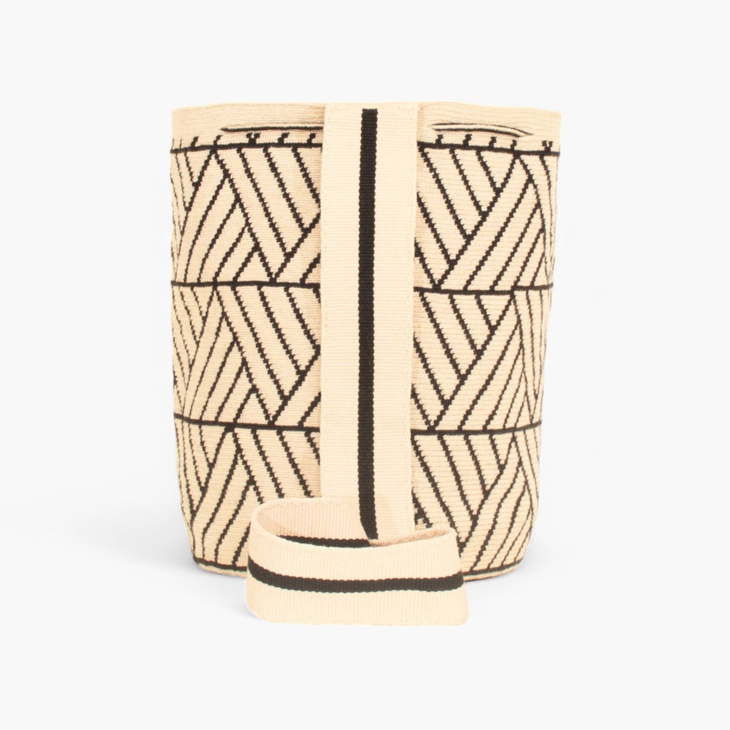 Geometrische rugzak | Zwart