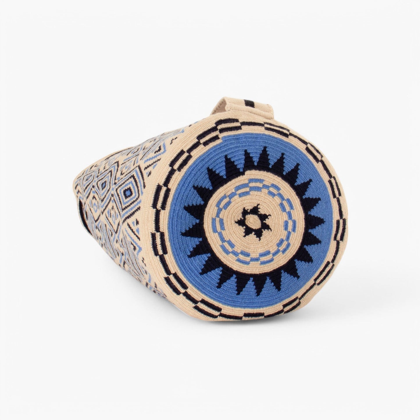 Geometrische rugzak | Hemelsblauw