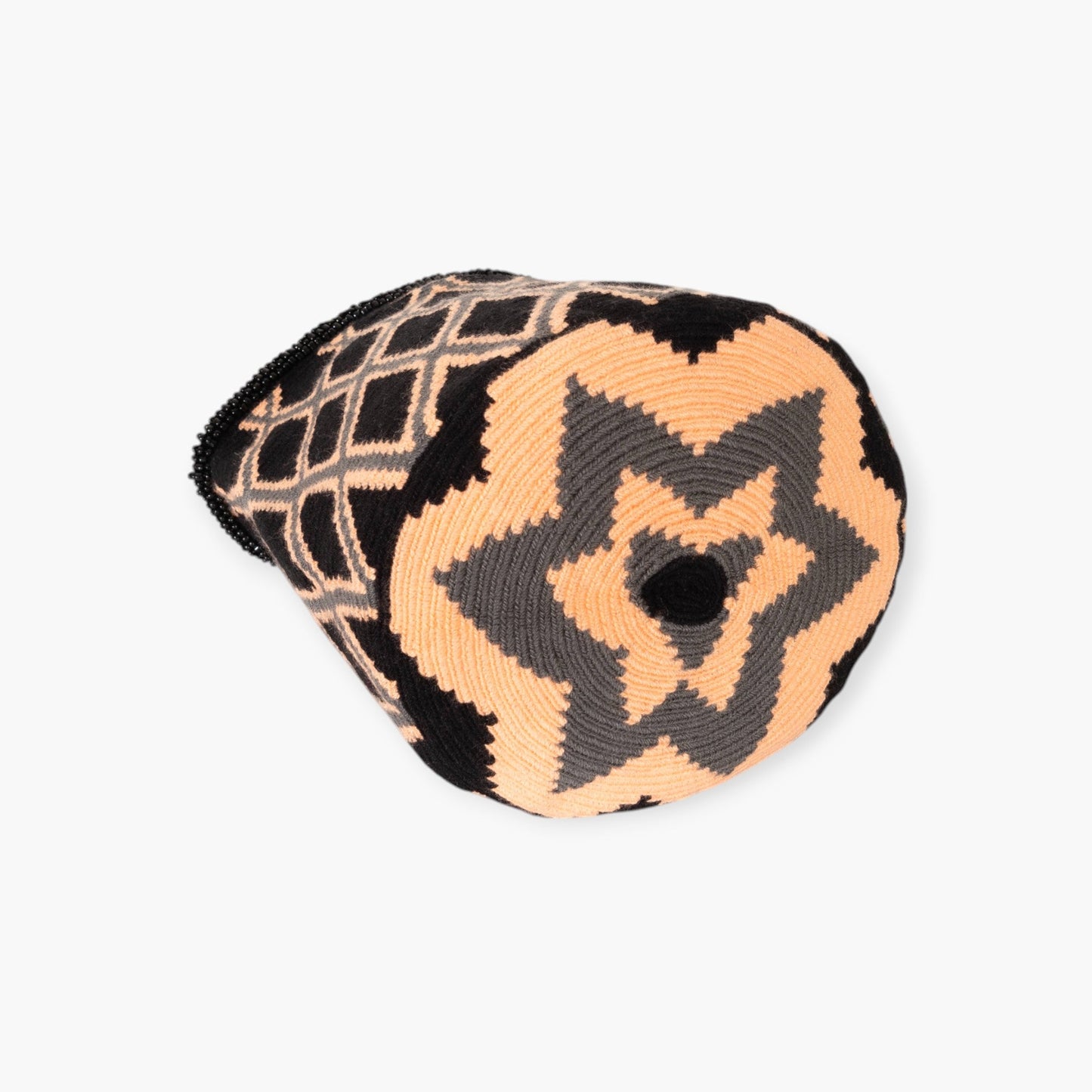 Geometric top-handle bag | Black