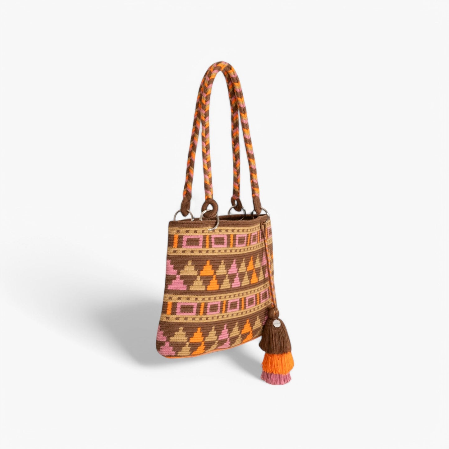 Geometric oval shoulder bag | Basil