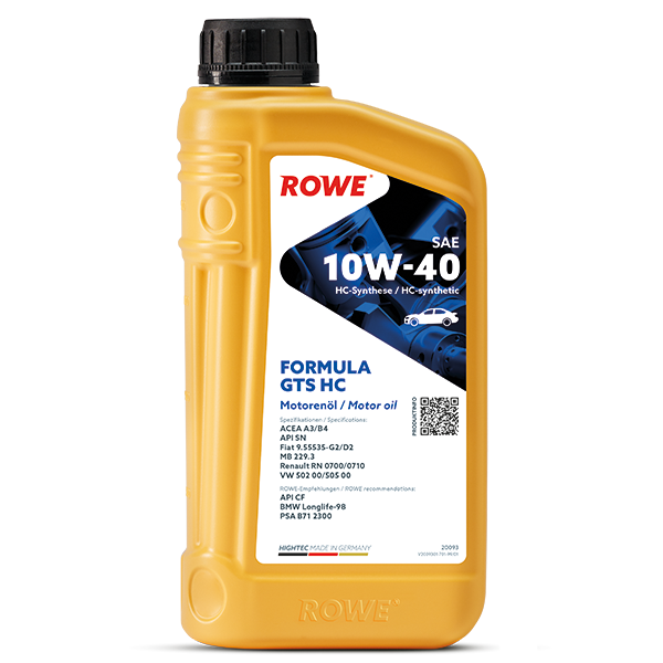 ROWE HIGHTEC FORMULA GTS SAE 10W-40 HC
