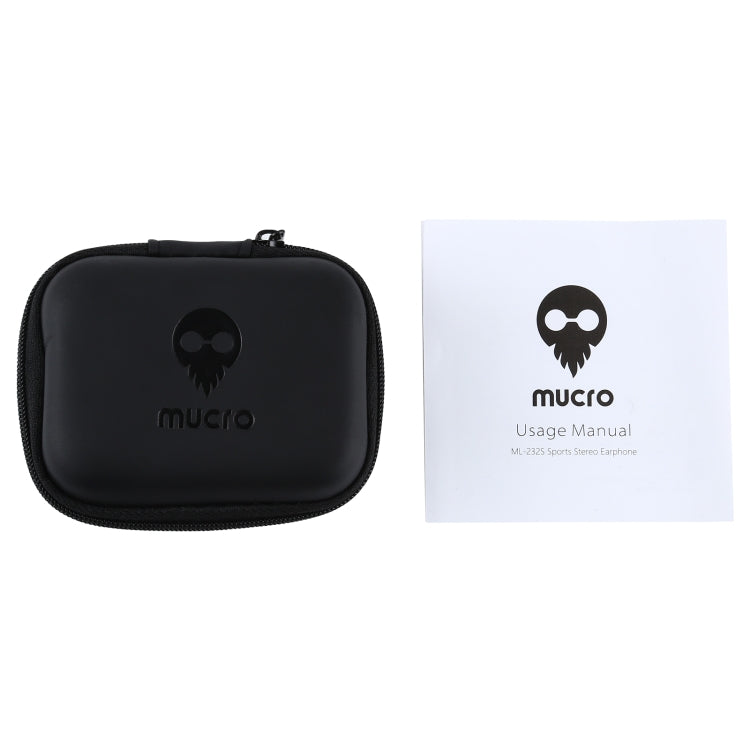 Mucro MB-232 Running In-Ear Sport Earbuds Earhook Wired Stereo Headphones for Jogging Gym