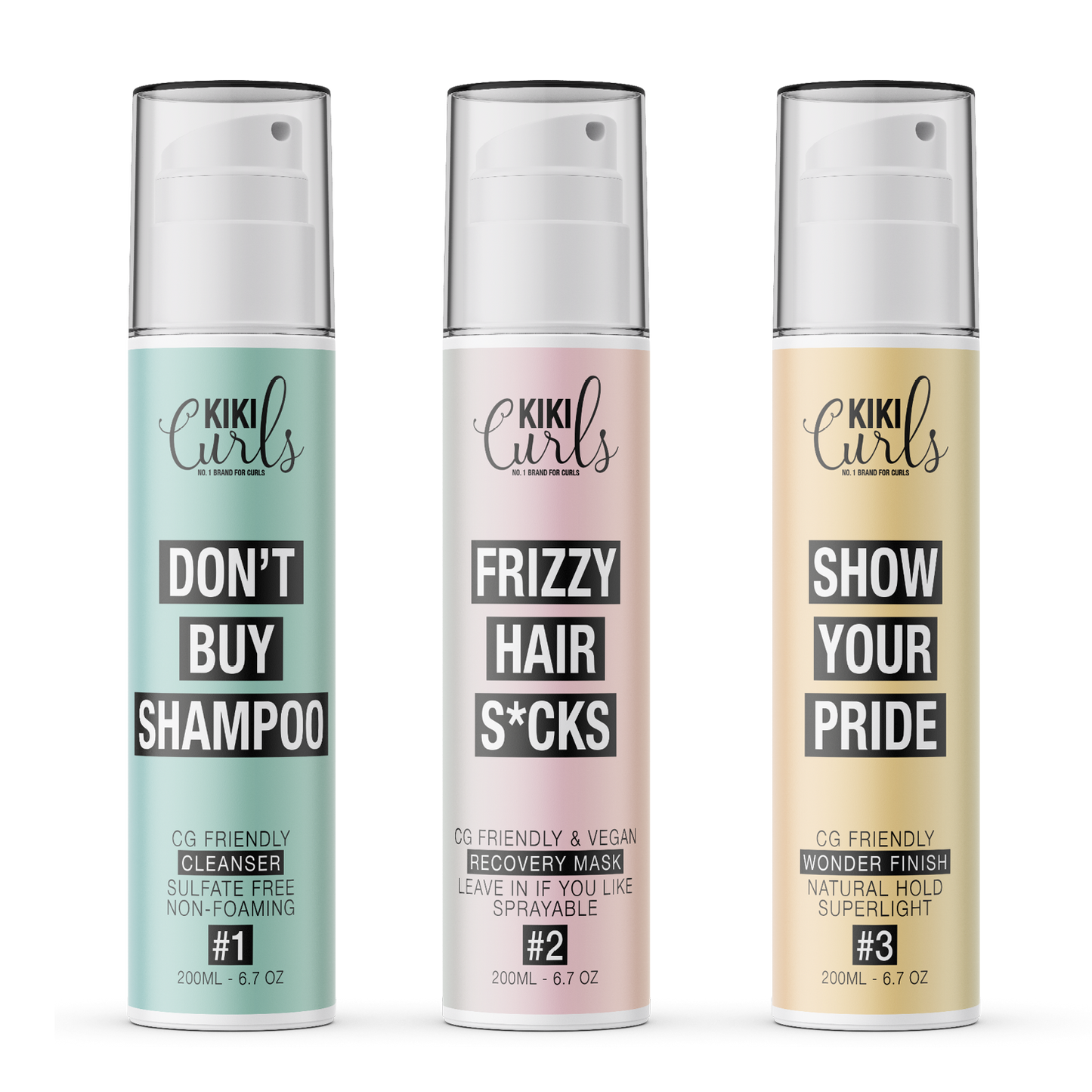 Kiki Curls Hemel in een Doos 3x200ml