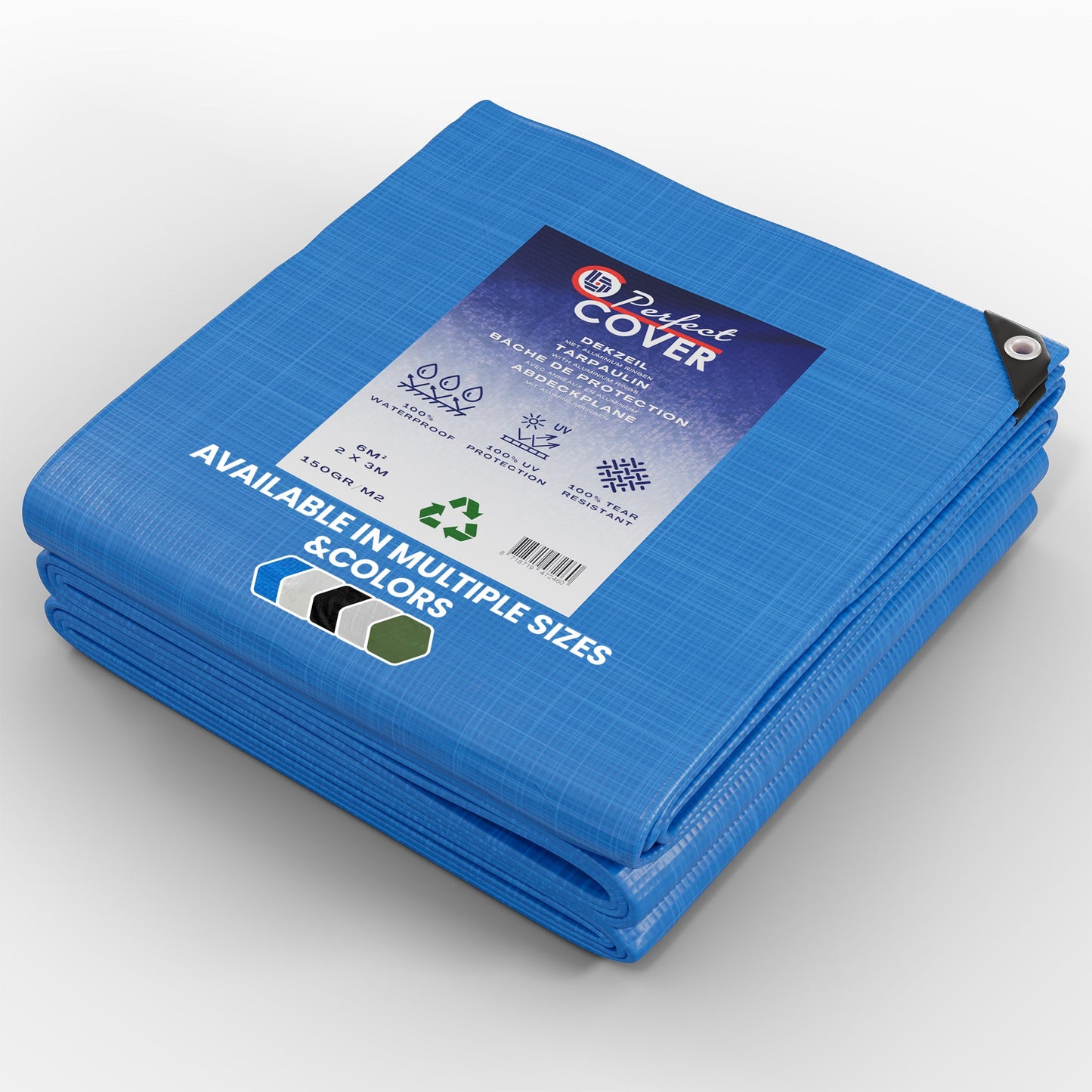 Perfect Cover® Afdekzeil - Blauw