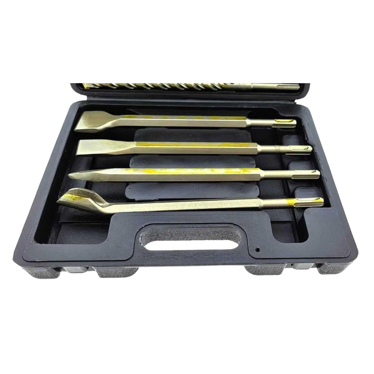 Onex SDS+ Boor & Beitel Set – 13-Delig Chroom-Vanadiumstaal met Opbergdoos