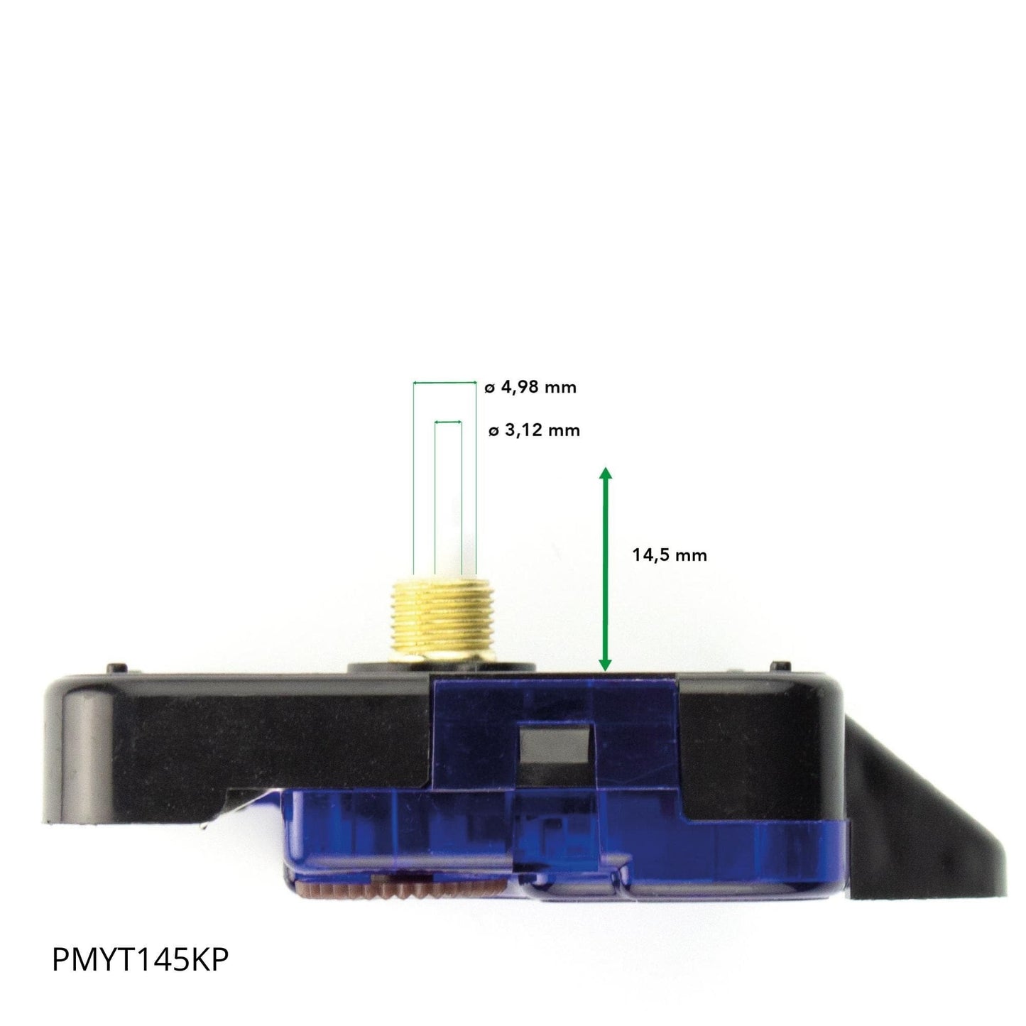 NeXtime - Uurwerk - Stap - Schachtlengte 14,5 mm - inclusief hanger - PMYT145KP