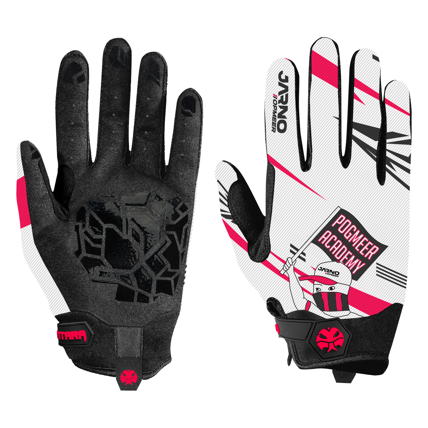 Sim Racing Gloves - INDICATOR - White