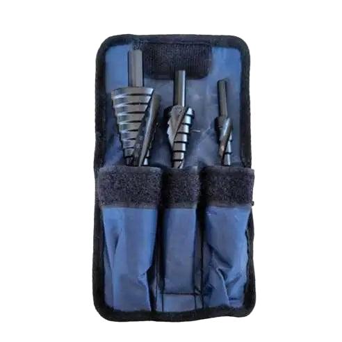 Top-Tools.nl HSS Kobalt Stappenboor Set 3-Delig | 4-32 mm titaniumcoating