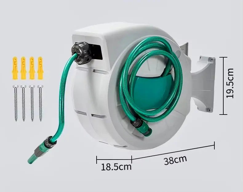 Vosco automatische tuinslanghaspel 20m – draaibaar