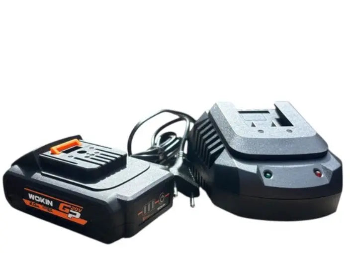 Wokin accu snellader + 1x Wokin 20 Volt Li-ion accu 2,0 Ah