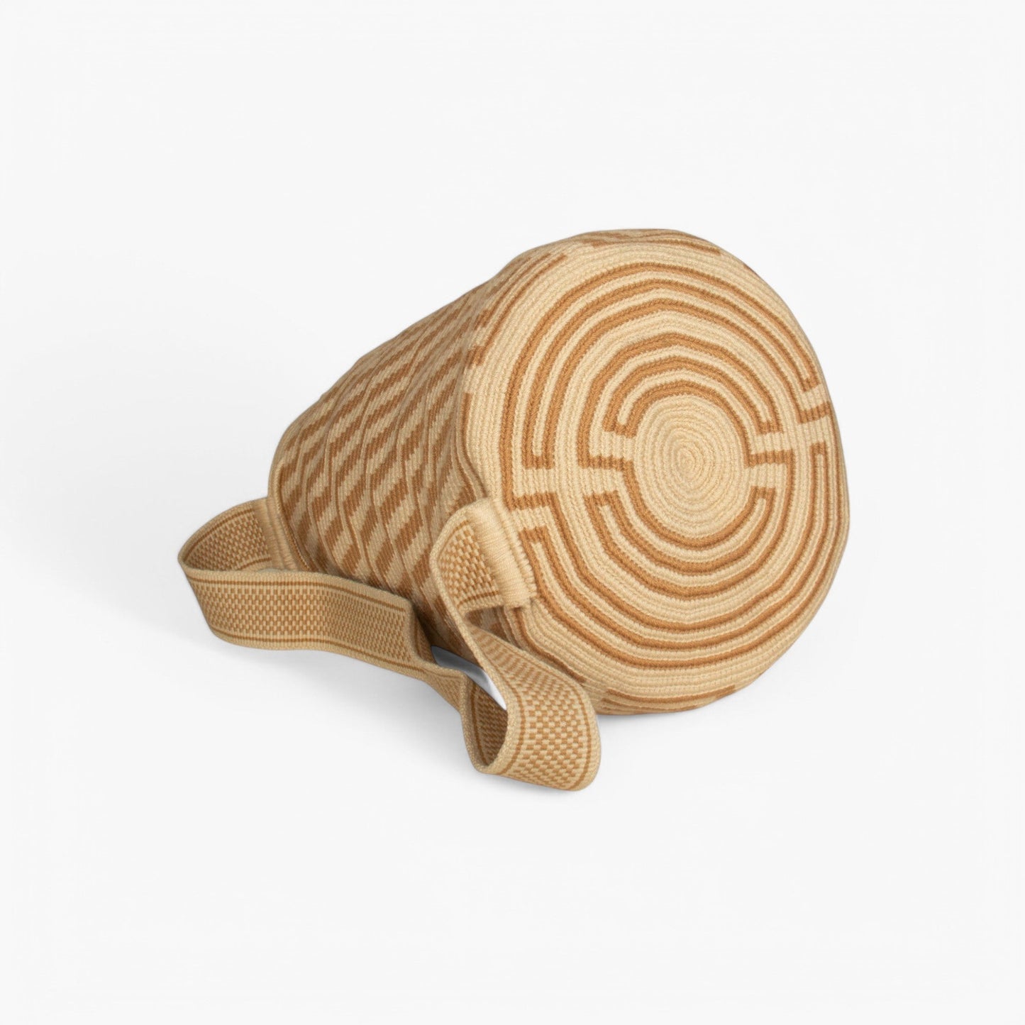 Zigzag rugzak | Amandel