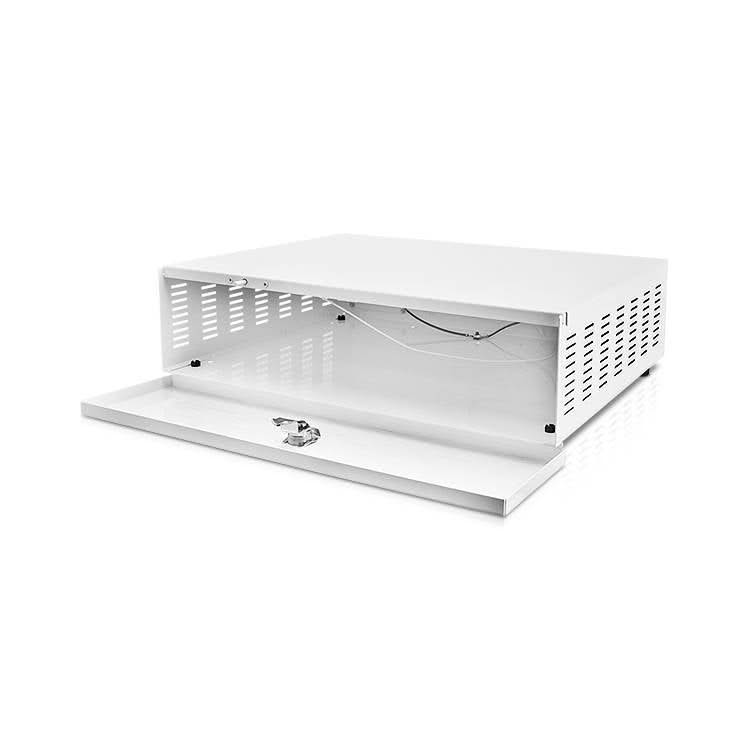 Afsluitbare metalen kast t.b.v. Recorder klein model Showroommodel