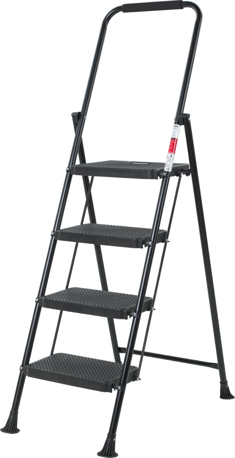 VERMIJD Huishoudtrap – Keukentrap Opstapkrukje – Inklapbare Trapladder – Zwart – Veilig & Stabiel