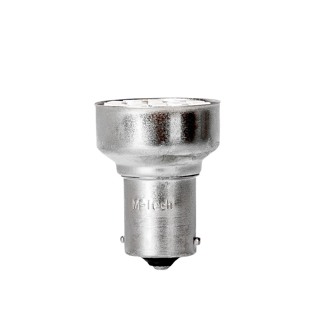 BA15S - 1156 - autolampset - wit | R5W - R10W - P21W - 7506 - 2x 19-SMD LED | 12V DC