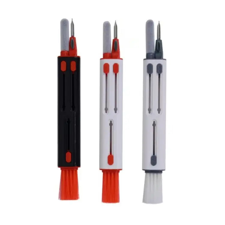 Bluetooth Headphones Earbuds Cleaning Pen, White and Red, White Gray, Black and Red