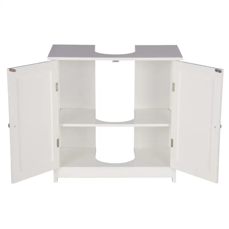 BukkitBow - Badkamermeubel - Stevige Wastafelkast / Gootsteen Kast - Waterbestendig en Vochtbestendig - 60x60x30cm