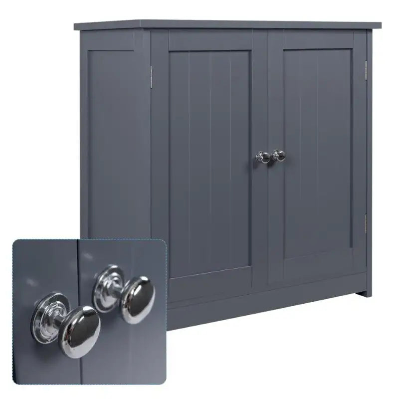 BukkitBow - Badkamermeubel - Stevige Wastafelkast / Gootsteen Kast - Waterbestendig en Vochtbestendig - 60x60x30cm