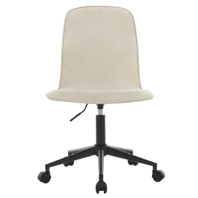 BukkitBow - Comfortabele Bureaustoel - Gevoerde Bureaustoel - met Badstof Bekleding - Verstelbaar in Hoogte