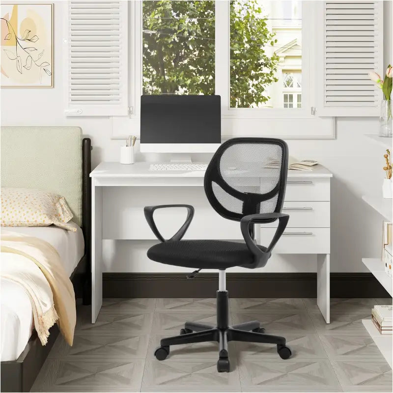 BukkitBow - Compacte Bureaustoel - Verstelbaar in Hoogte: 41-53 cm - 100 kg Draagvermogen