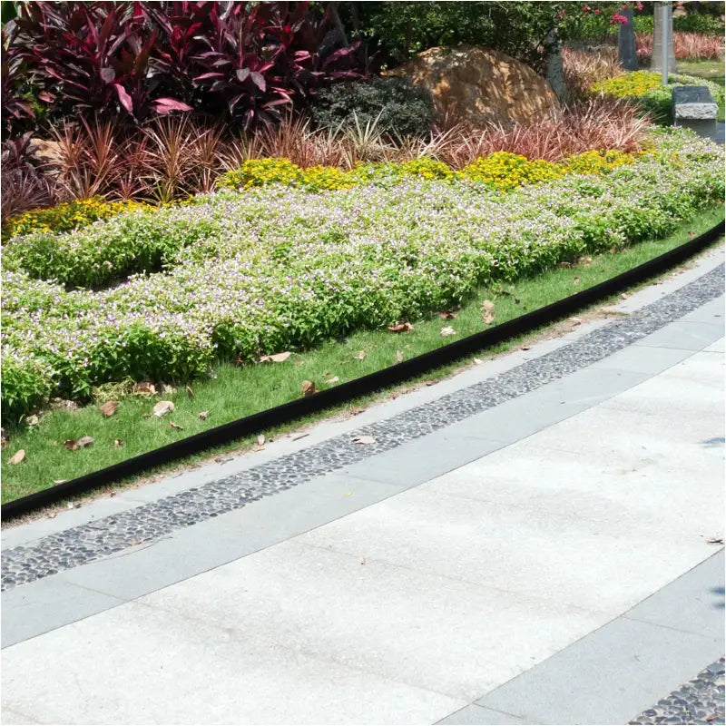 BukkitBow - Flexibele Gazonrand - Kunststof - Buigbaar - Op Maat Knippen - met Verbindingspinnen - 600CM