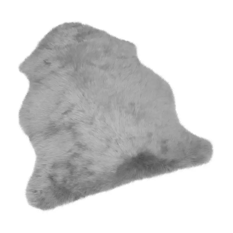 BukkitBow - Lamsvacht / Schapenvacht - 95% Polyester - Verschillende Maten - Licht Grijs - 6cm Dik - Wasbaar