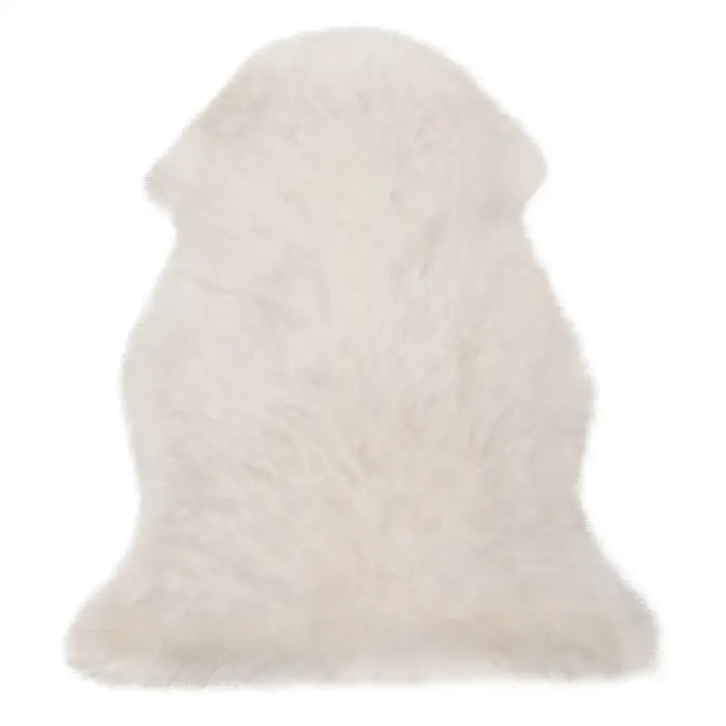 BukkitBow - Lamsvacht / Schapenvacht - 95% Polyester - Verschillende Maten - Wit - 6cm Dik - Wasbaar