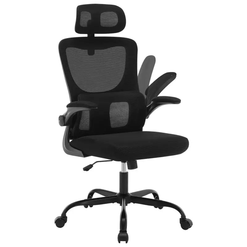 BukkitBow - Luxe Bureaustoel - Mesh/Metaal/PU Wielen - Verstelbare Hoogte en Schommelfunctie - 150 kg Draagvermogen