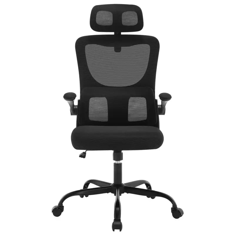 BukkitBow - Luxe Bureaustoel - Mesh/Metaal/PU Wielen - Verstelbare Hoogte en Schommelfunctie - 150 kg Draagvermogen