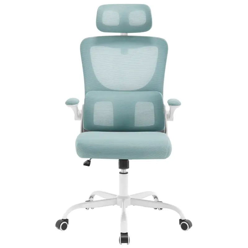 BukkitBow - Luxe Bureaustoel - Mesh/Metaal/PU Wielen - Verstelbare Hoogte en Schommelfunctie - 150 kg Draagvermogen