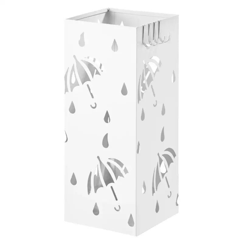 BukkitBow - Metalen Paraplustandaard - Roestvrij en Duurzaam - met Paraplu en Regendruppels Ontwerp - Multifunctioneel Gebruik - 20x20x49cm