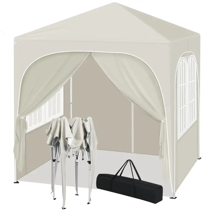 BukkitBow – Opvouwbare Partytent 2x2m – Oxford Stof en Metaal – UV-bestendig en Waterdicht – Verstelbaar in Hoogte