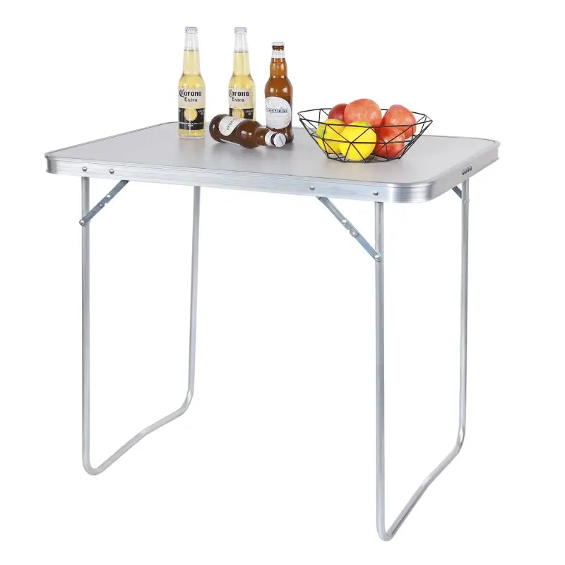 BukkitBow - Opvouwbare Tafel - Aluminium en MDF - Lichtgewicht - 15 kg Draagvermogen
